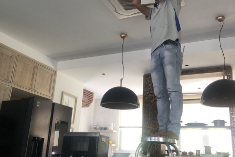 BẢO TRÌ MÁY LẠNH CASSETTE ÂM TRẦN CHO CĂN HỘ CAO CẤP QUẬN 9